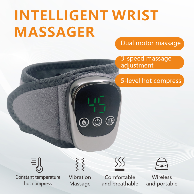 Cordless Heated Wrist Wrap with Vibration, Rechargeable