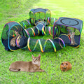Portable Cat Enclosure, 7-in-1 Outdoor Catio with Tent & Tunnel