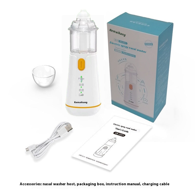 Electric Nasal Irrigator, USB Rechargeable Nose Wash Spray