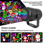 Christmas Projector Light, Rotating Snowflake LED Outdoor Decor