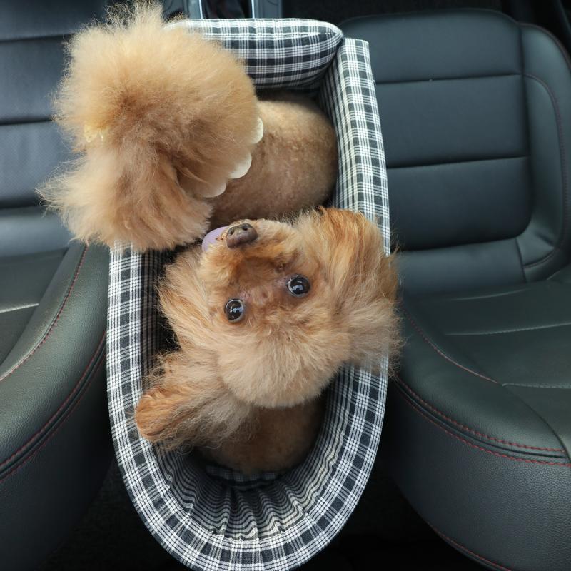 Car Armrest Pet Seat for Small Cats and Dogs, Nonslip
