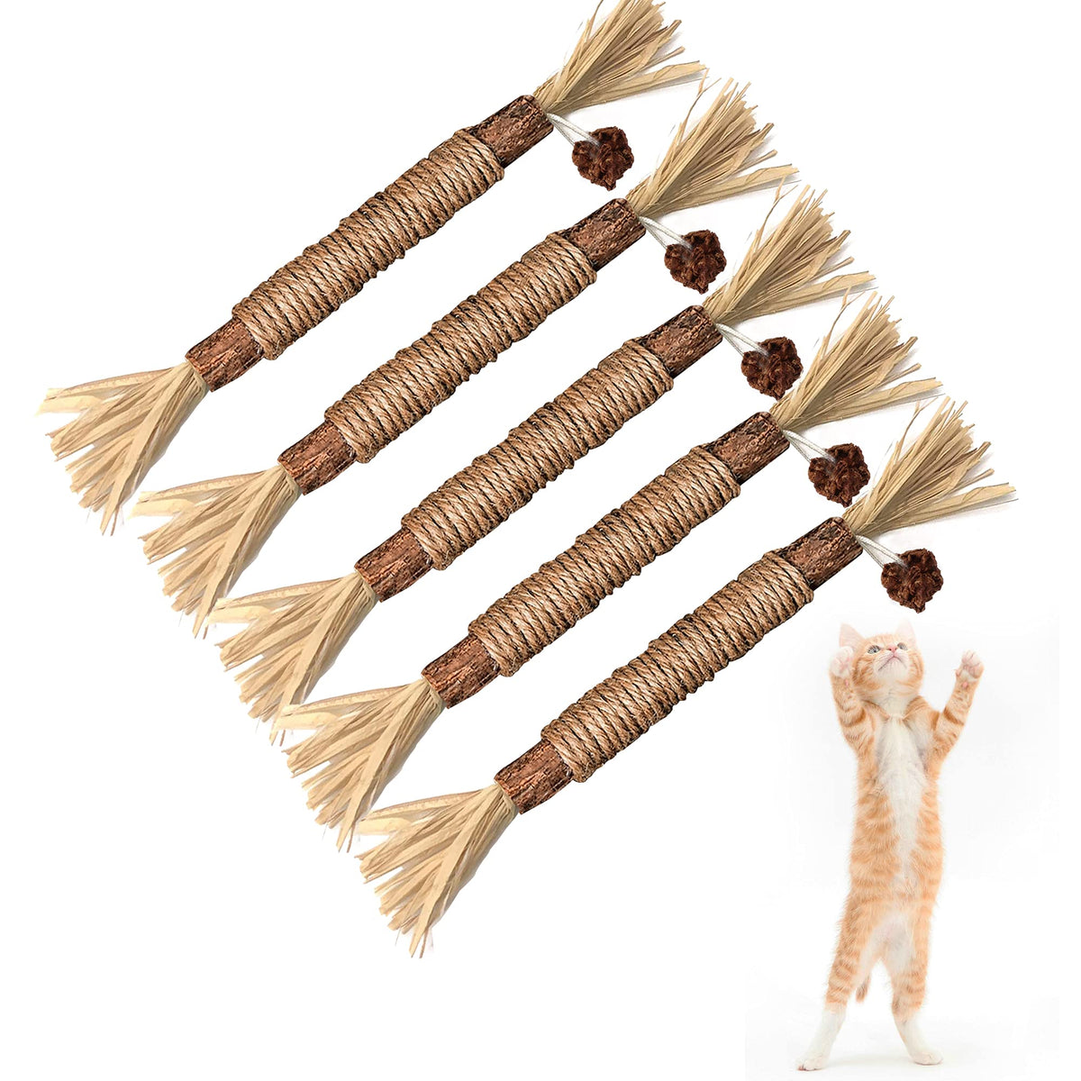 Silvervine Sticks Cat Chew Toys for Indoor Cats