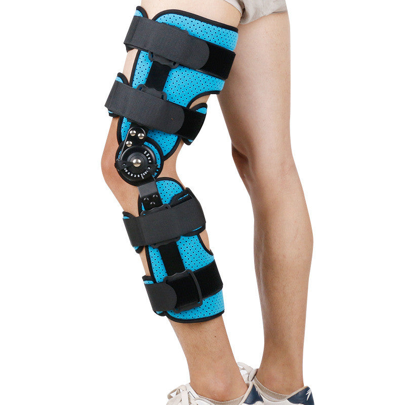 Hinged Knee Brace, Breathable Full Leg Knee Stabilizer Support