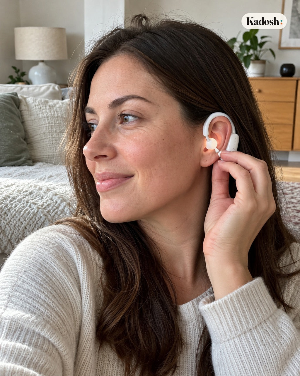 Ear-Mounted Ear Canal Laser Light Device, Fits Left or Right Ear