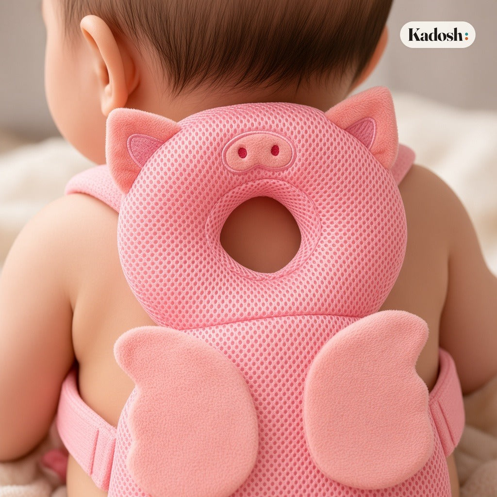 Baby Head Protector Cushion with Cute Angel Wings