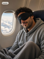 Bluetooth Sleep Mask with Built-in Speakers, Blackout