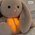 Breathing Bunny Plush, Soothing Sensory Toy with Music