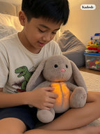 Breathing Bunny Plush, Soothing Sensory Toy with Music