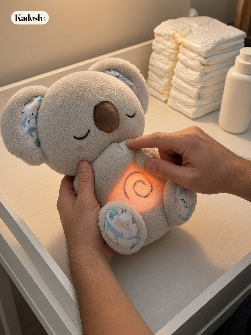 Breathing Lamb Plush Toy with Soothing Sleep Music