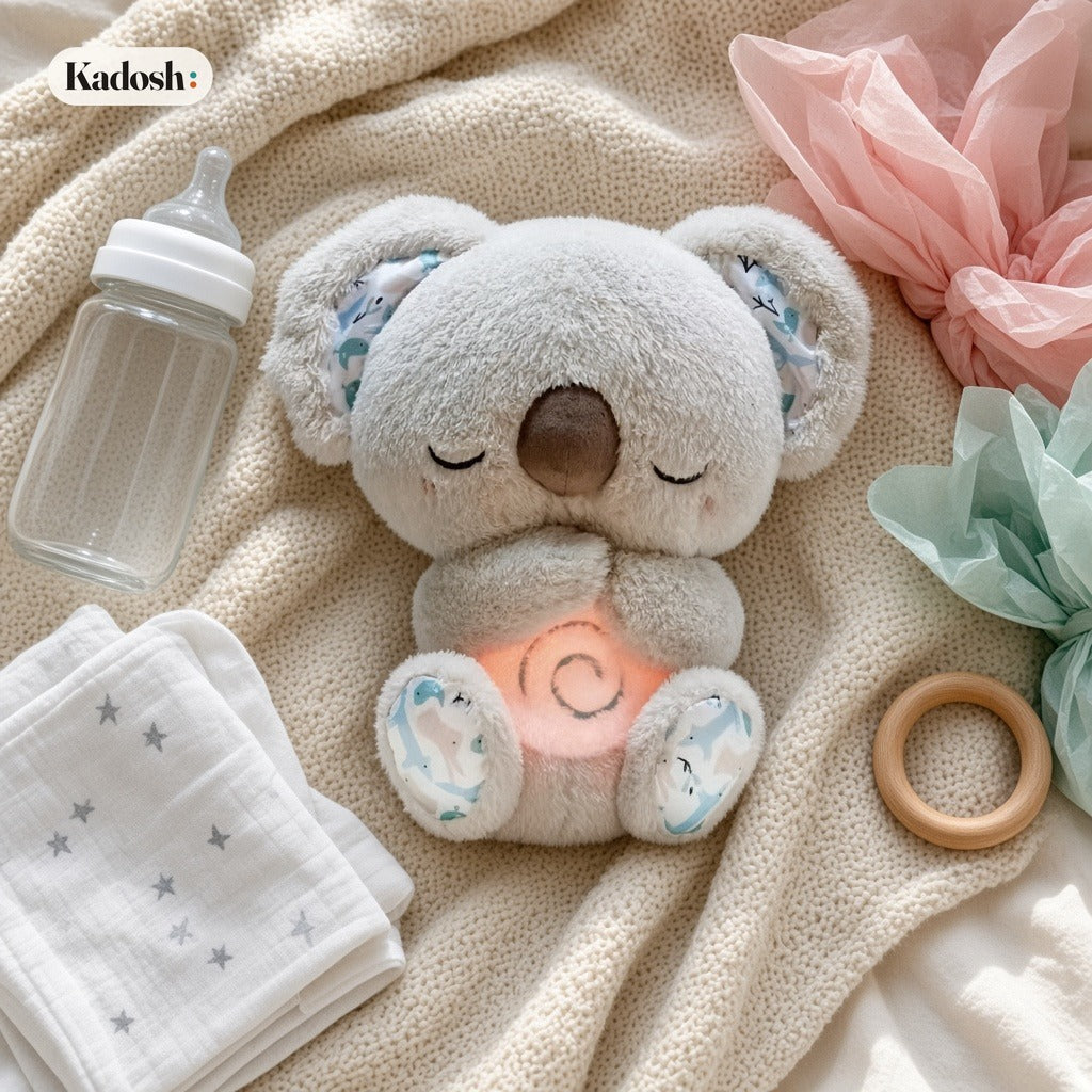 Breathing Lamb Plush Toy with Soothing Sleep Music