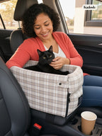 Car Armrest Pet Seat for Small Cats and Dogs, Nonslip