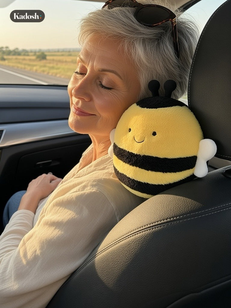 Car Neck Pillow and Seat Belt Shoulder Pad for Road Trips