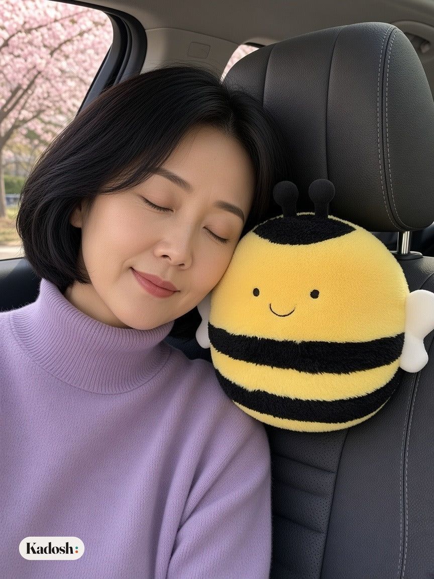Car Neck Pillow and Seat Belt Shoulder Pad for Road Trips