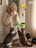 Chirping Bird Cat Toy, Hanging Door Swing Cat Teaser