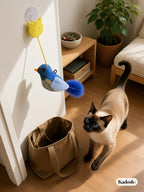 Chirping Bird Cat Toy, Hanging Door Swing Cat Teaser