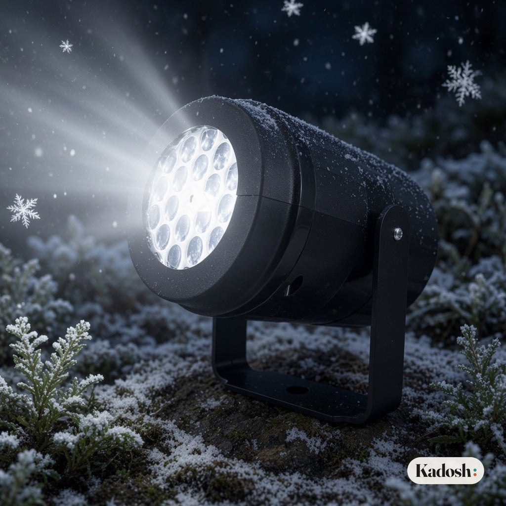 Christmas Projector Light, Rotating Snowflake LED Outdoor Decor