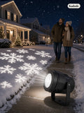 Christmas Projector Light, Rotating Snowflake LED Outdoor Decor