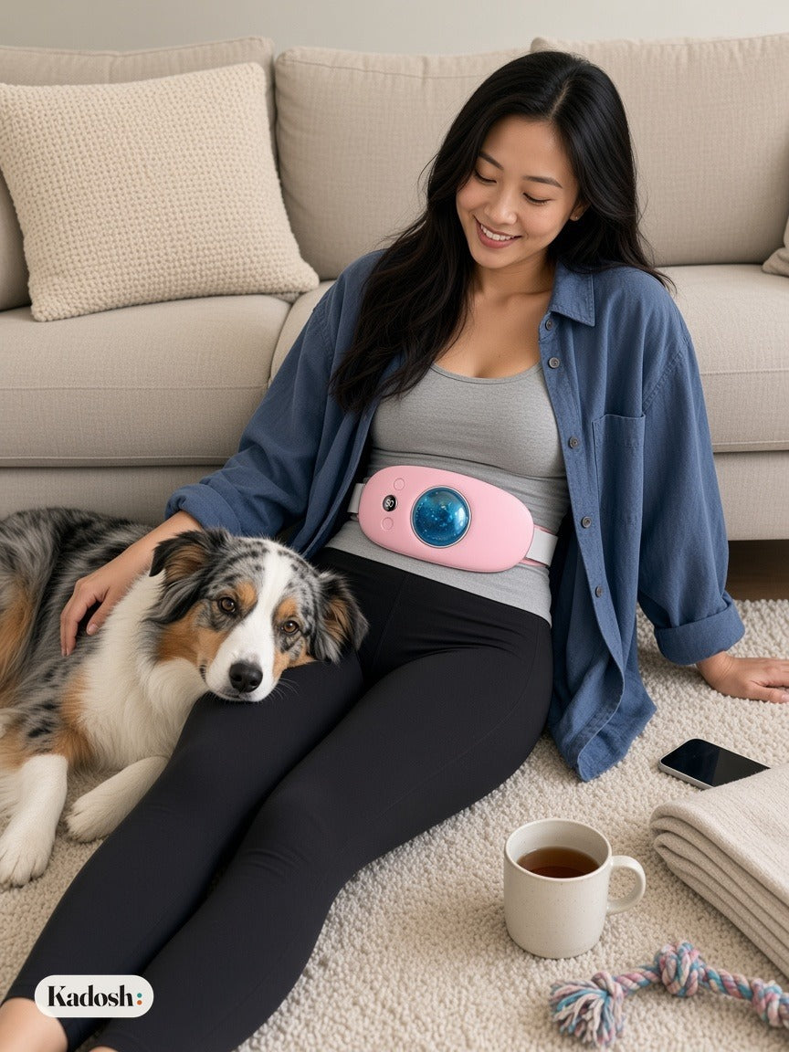 Cordless Period Heating Pad Belt for Women, Portable