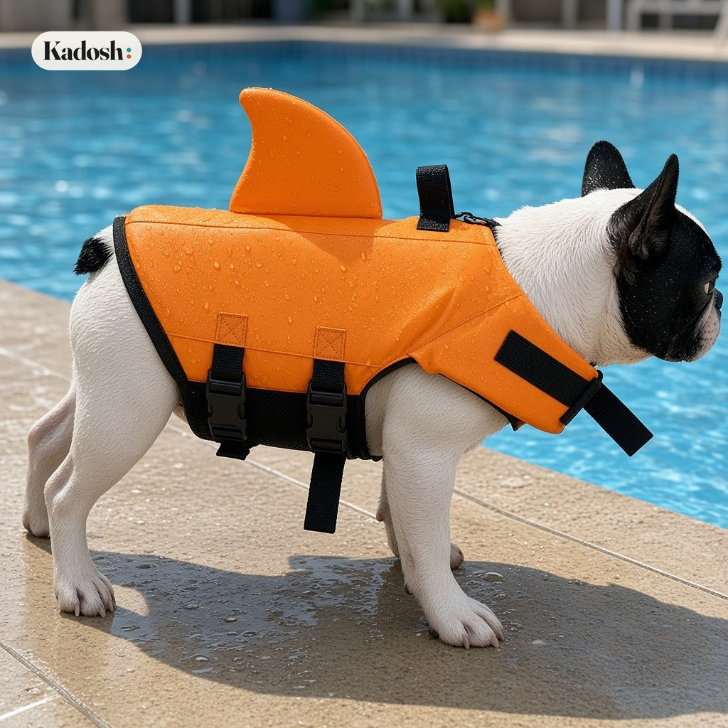 Dog Life Vest, Cute Shark Pet Life Jacket for Swimming