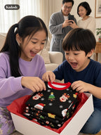 Family Matching Christmas Pajamas Set, Cotton Xmas PJs