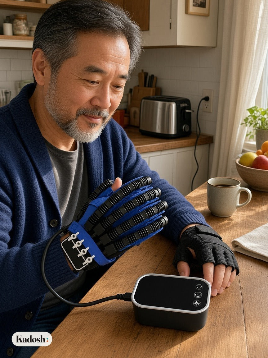 Finger Rehabilitation Exerciser Glove for Left or Right Hand
