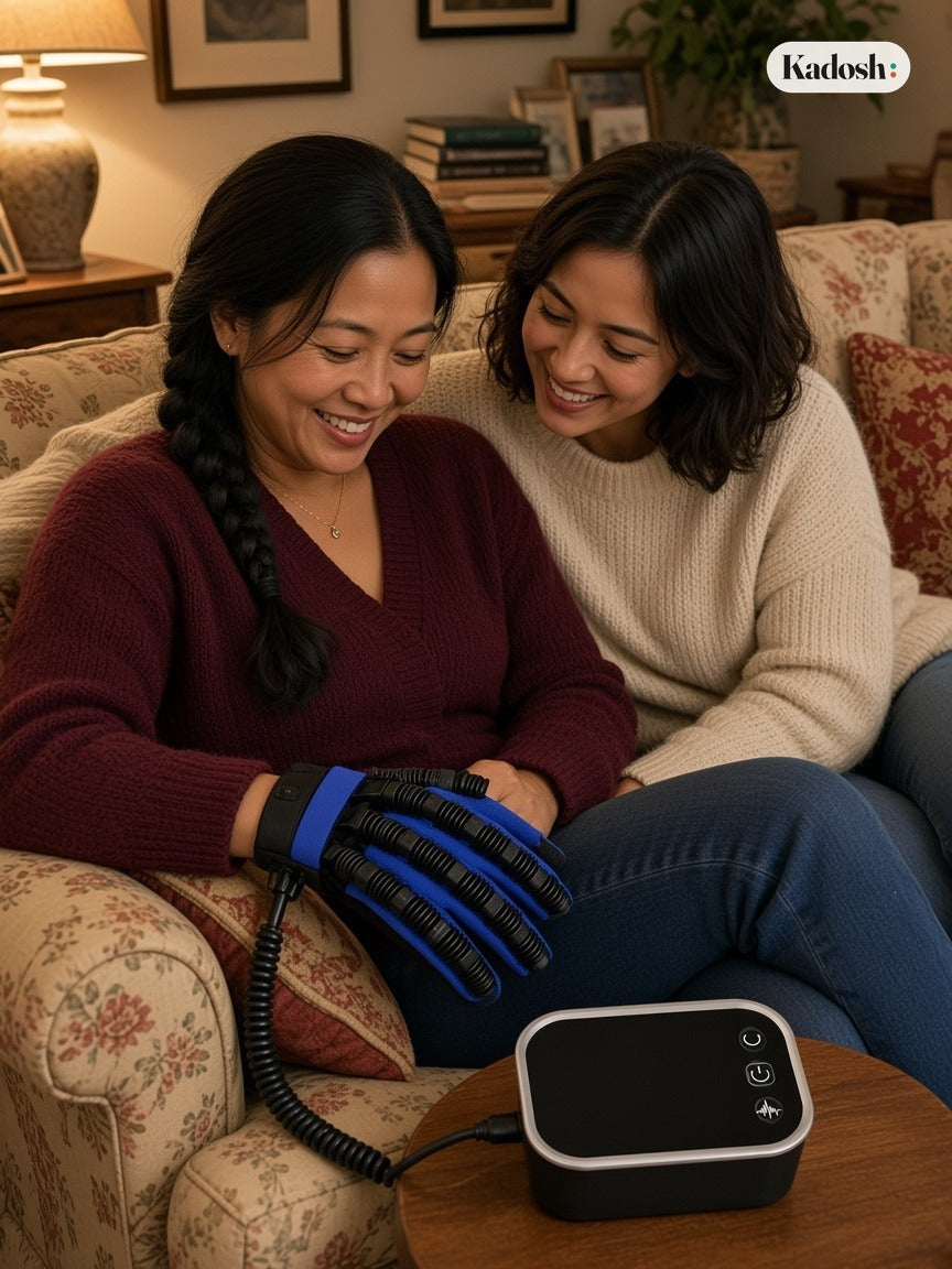 Finger Rehabilitation Exerciser Glove for Left or Right Hand