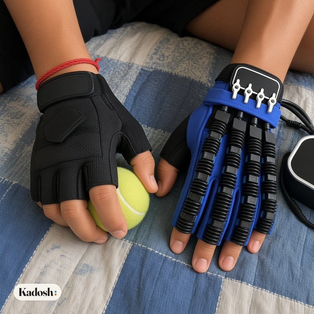 Finger Rehabilitation Exerciser Glove for Left or Right Hand