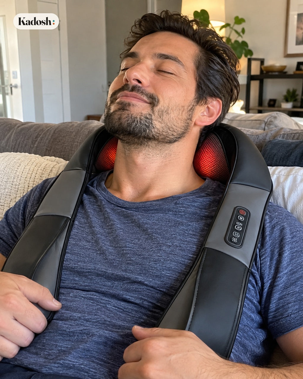 Neck and Shoulder Massager with Heat and Vibration