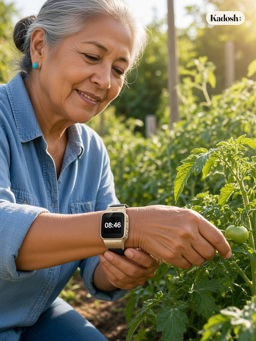 GPS Tracking Watch for Elderly with SOS Button and Calls