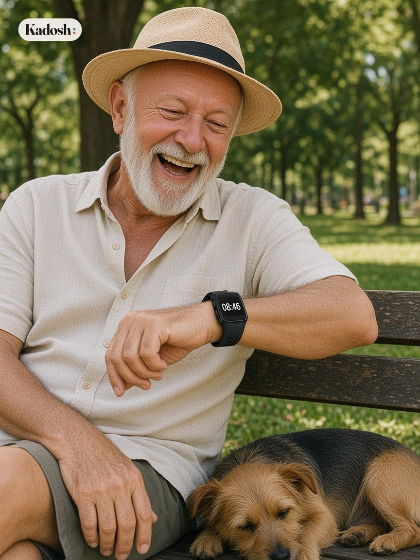 GPS Tracking Watch for Elderly with SOS Button and Calls