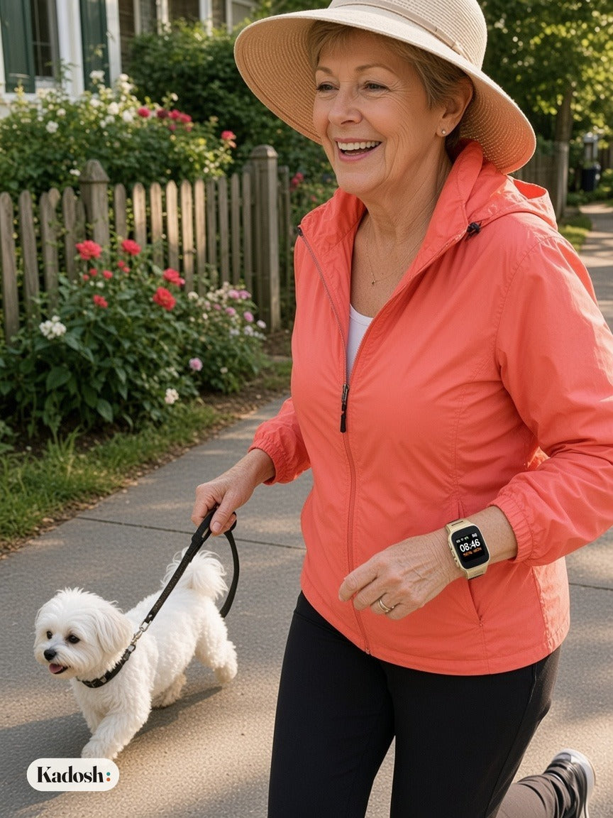GPS Tracking Watch for Elderly with SOS Button and Calls