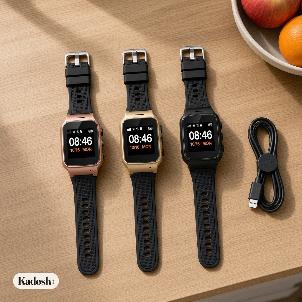 GPS Tracking Watch for Elderly with SOS Button and Calls