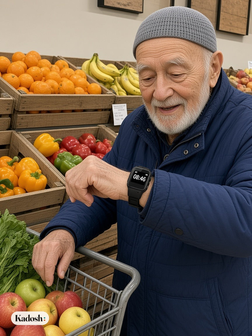 GPS Tracking Watch for Elderly with SOS Button and Calls