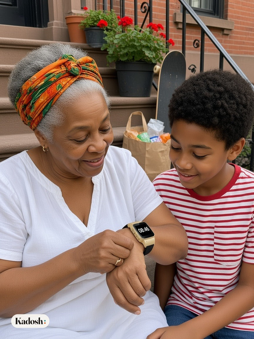GPS Tracking Watch for Elderly with SOS Button and Calls