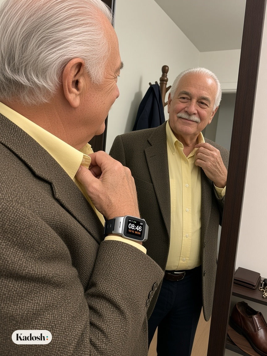 GPS Tracking Watch for Elderly with SOS Button and Calls