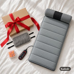 Heated Full Body Massage Mat with 10 Vibration Motors & Neck Massager