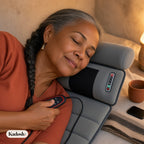 Heated Full Body Massage Mat with 10 Vibration Motors & Neck Massager