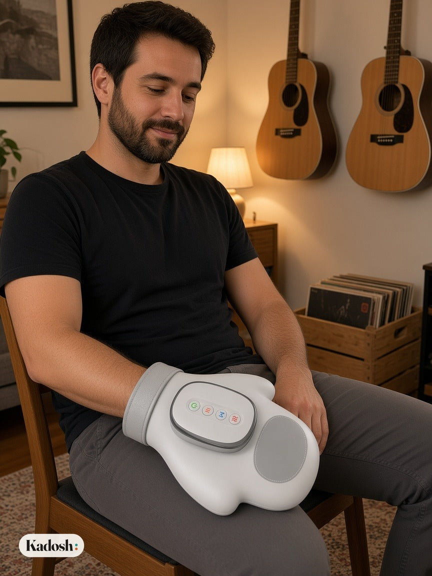 Heated Hand Massager with Compression, Cordless, 14 Airbags