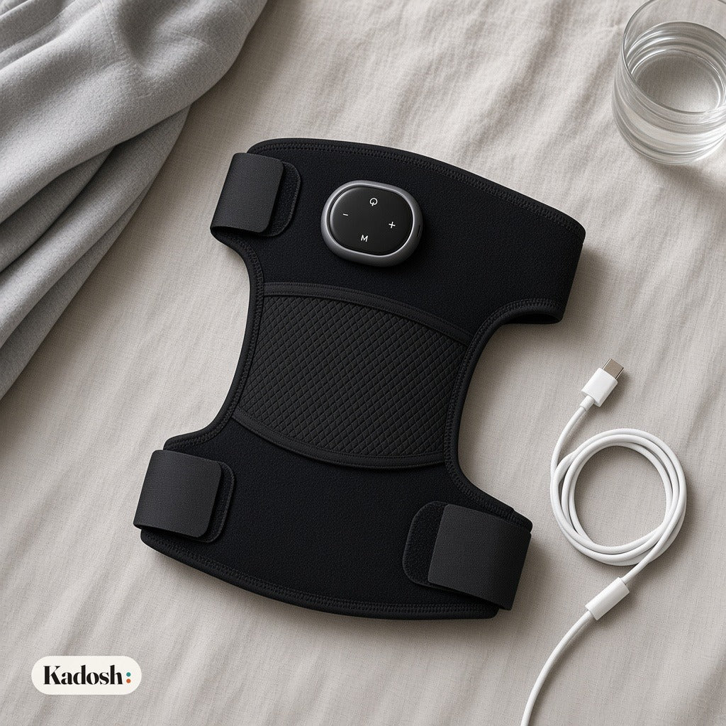 Heated Knee Massager with Vibration, 3-in-1 Knee Elbow Shoulder