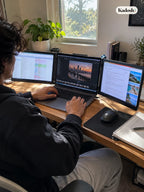 UPERFECT 14 Inch Triple Portable Monitor, Laptop Screen Extender