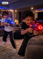 Laser Tag Gun Set with Red and Blue Projector Guns
