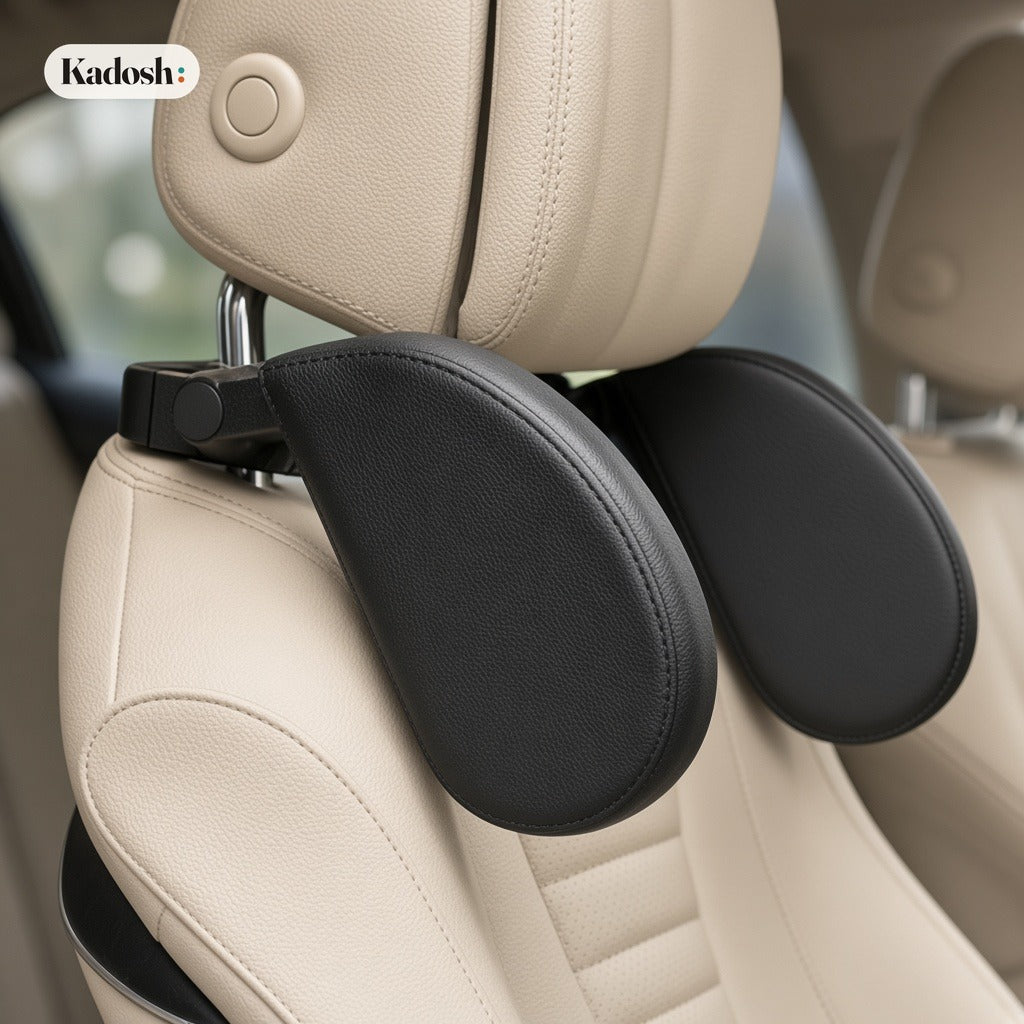 Kids Car Headrest Pillow for Back Seat, Side Sleep Support