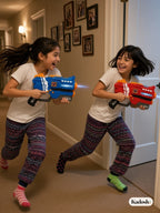 Laser Tag Gun Set with Red and Blue Projector Guns