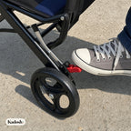 Lightweight Folding Transport Chair, Aluminum, 220lbs