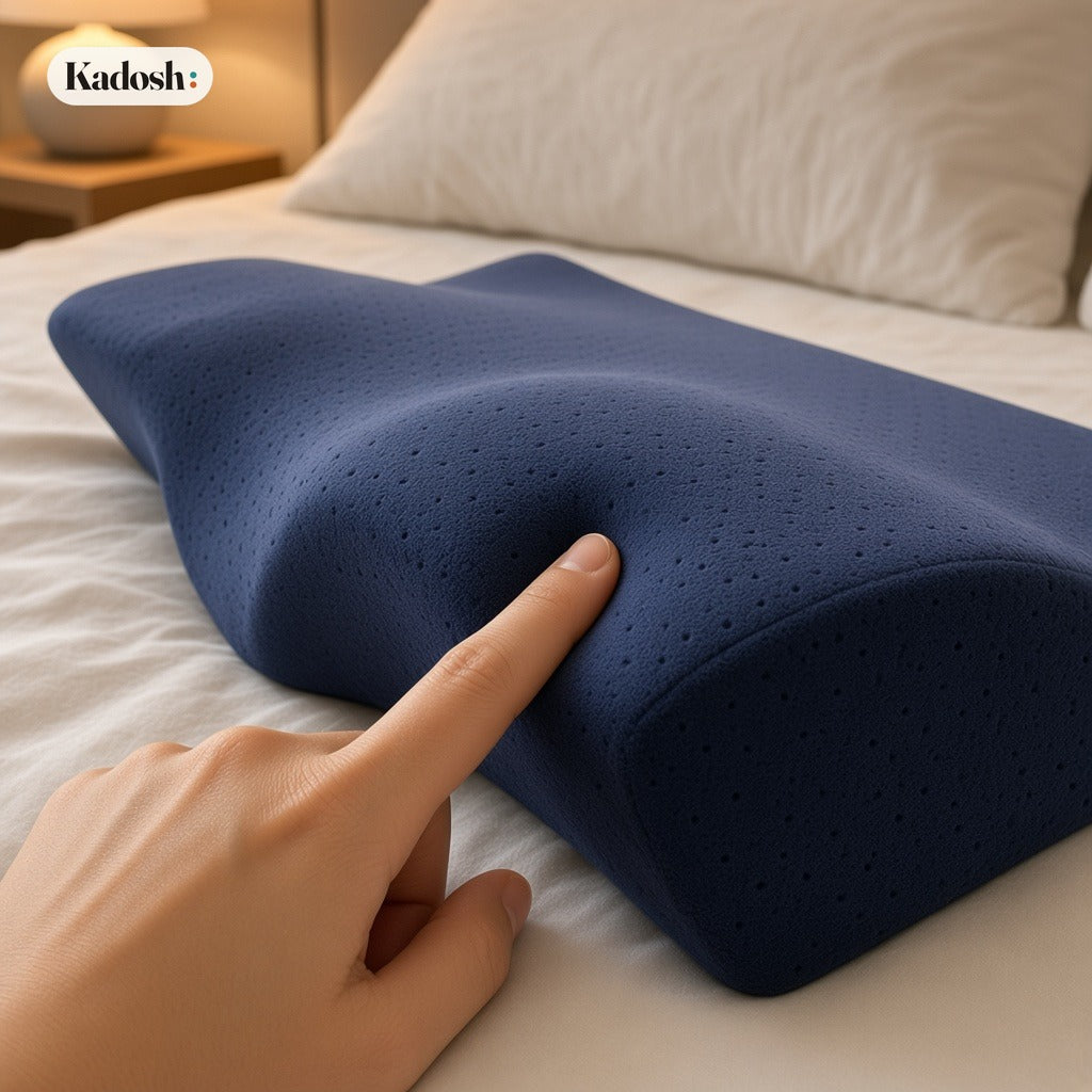 Memory Foam Whole Head Support Pillow for Adults