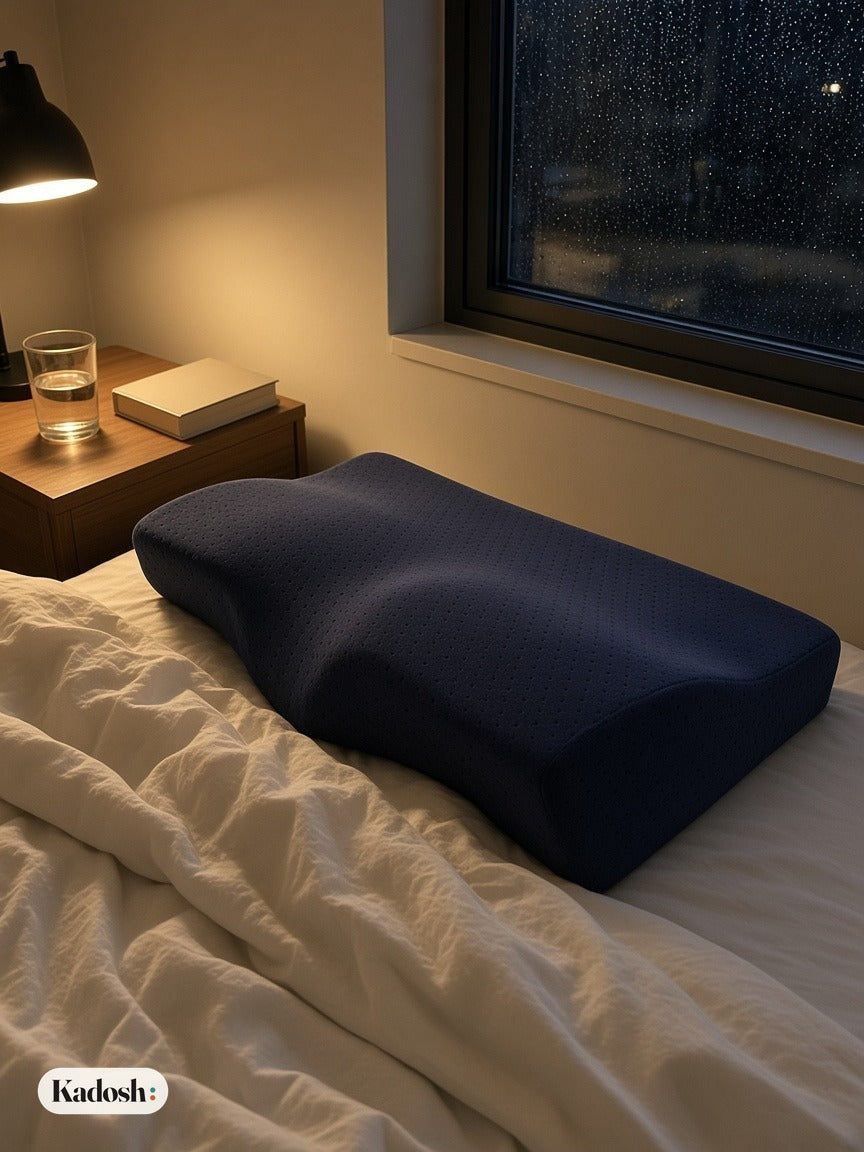 Memory Foam Whole Head Support Pillow for Adults
