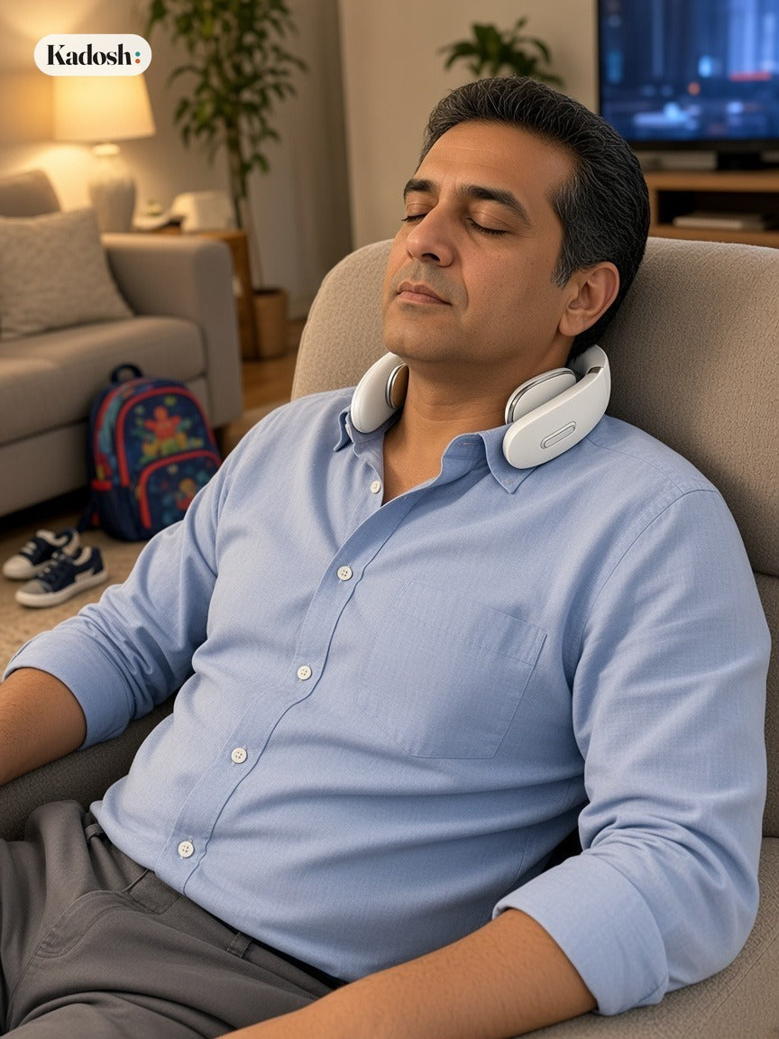 Neck and Shoulder Massager with Heat and Vibration
