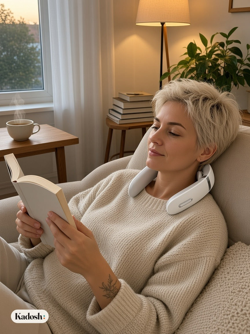 Neck and Shoulder Massager with Heat and Vibration