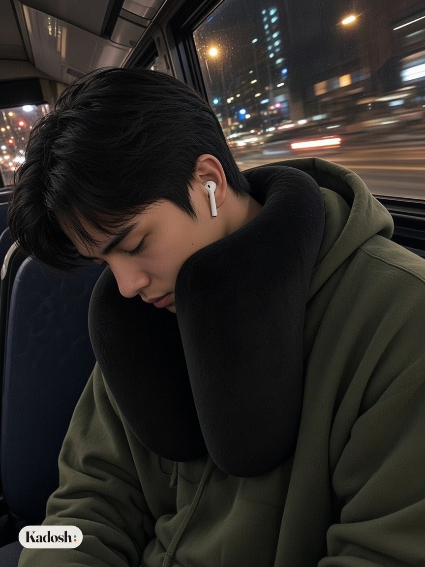 Neck Pillow Travel Pillow for Planes, Cars, and Trains