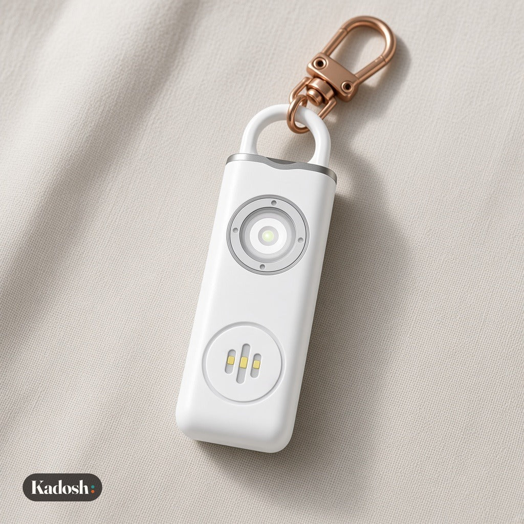 Personal Safety Alarm Keychain with SOS LED Light